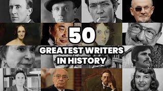 The 50 BEST WRITERS in HISTORY 2025 MOST FAMOUS NOVELISTS