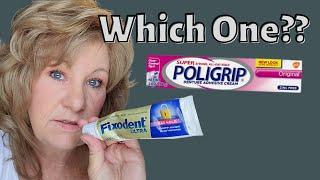 Fixodent VS  Poligrip Denture Adhesive Review