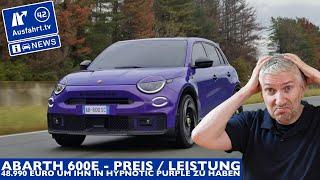 Abarth 600E Preis - Leistung - Soundcheck! | Ausfahrt TV News