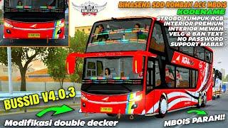 UPDATE BUSSID V4.0.3‼️KODENAME BIMASENA SDD ROMBAK ACC STROBO TUMPUK RGB, VLEG MBOIS & SUPPORT MABAR