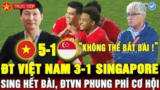 Trực tiếp: VIỆT NAM 5-1 SING, XUÂN SON DẪN ĐẦU VUA PHÁ LƯỚI, HLV KIM CHỈ CHO SƯ TỬ 15 PHÚT THỂ HIỆN