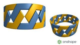 Onshape Ring Modeling - Surface & Solid Techniques