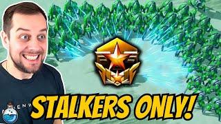 Beating Grandmasters with Stalkers Only! | StarCraft 2