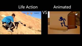 Counter Strike DE dust2 HD(Life Action and animated)