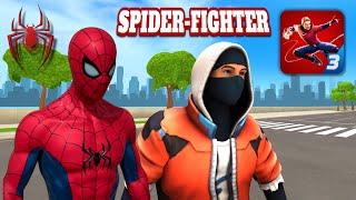 SPIDER FIGHTER 3 | AS A SPIDER SUPERHERO! HELPING AND FIGHTER GAMEPLAY