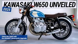 2025 KAWASAKI W650 Takes the LEAD with the BIGGEST Motorcycle Upgrade.