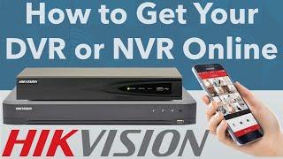 Get Your Hikvision DVR NVR Recorder Online CCTV Camera Connect to Mobile Hik Connect Showing Offline