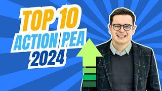 TOP 10 actions pour PEA en 2024