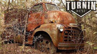 Forgotten COE Rescued from Woods After 50 Years! | Abandoned 1951 Chevy Cabover Truck | Turnin Rust