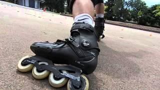 Slo-Mo Power Slide on Rollerblades