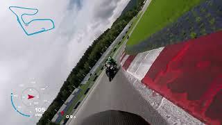 Vol. 1 》Yamaha RJ15 hunting a Kawasaki ZX6R - RED BULL RING - 23.07.2024 - CR MOTO