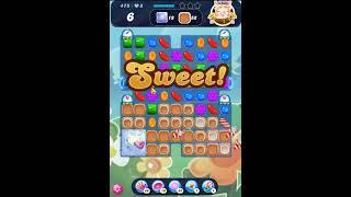 Candy Crush Saga Level 475 - 3 Stars,  17 Moves Completed