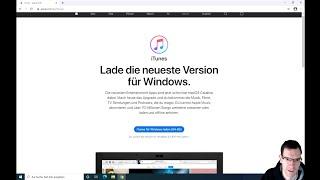 Herunterladen und Installieren von iTunes