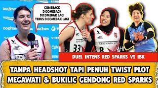 MEGAWATI MENYALA, BUKILIC MVP BAWA RED SPARKS MENANG LAWAN LEE SOYOUNG DAN IBK ALTOS, KOVO CUP DAY 2