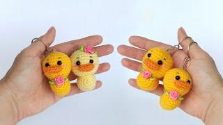 Very quick and easyHow to crochet little ducklingsAmigurumi keychain
