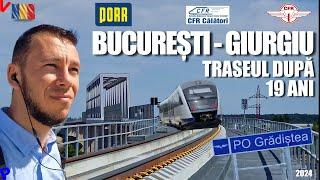 Direct journey by train Bucharest - Giurgiu via Gradistea after 19 years