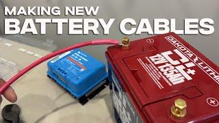 Making New Battery Cables for our Dakota Lithium's