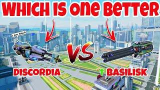 WRDiscordia VS Basilisk[+10%Buff] Weapon Comparisons |WAR ROBOTS|