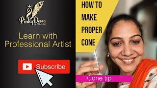 How to make proper mehndi cones