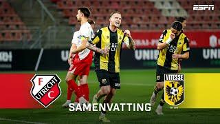 🟥 ROOD voor DOELMAN en PENALTY à la Johan Neeskens!  | Samenvatting Jong FC Utrecht - Vitesse