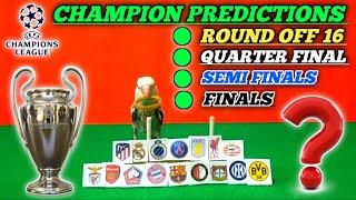 CHAMPION PREDICTIONSBARCELONA REAL MADRID LIVERPOOL INTER || UEFA CHAMPION LEAGUE