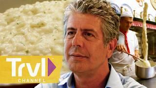 A Taste of 'Truly Great' Risotto in Venice | Anothony Bourdain: No Reservations | Travel Channel