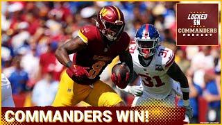 Washington Commanders Win 21-18 in Week 2 vs. New York Giants After 7 Austin Seibert Field Goals