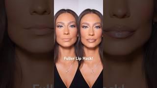 Fuller Lip Hack! #makeuphacks #makeuptipsandtricks #fullerlips #makeupforbeginners #lipcombo