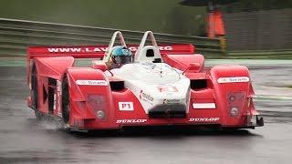 Scuderia Lavaggi LS1 LMP1 Car in Action at Imola - AER Twin Turbo V8 Sound!