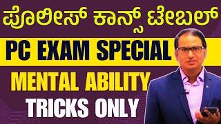 ಸರಳವಾಗಿ ಮೆಂಟಲ್ ಎಬಿಲಿಟಿ ಕಲಿಯಿರಿ | IMP ಪ್ರಶ್ನೆಗಳು | Simple Tricks By: Patil Sir |#vidyakashi