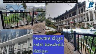 #Steelworks#  Steel Handrails/Hotel ovi court / nuwaraeliya. "insara engineering" "IE"