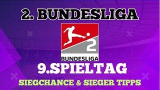 9. Spieltag 2. Bundesliga alle Spiele Predictions & Prognosen: Siegchance & Sieger Tipps!