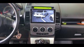 Mazda 5 2005_2010 android radio تركيب شاشة لسيارة مازدا ٥ بالاضافة لكاميرا خلفية