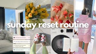 SUNDAY RESET ROUTINE | slow living, clean with me, self-care & preparing for a new week