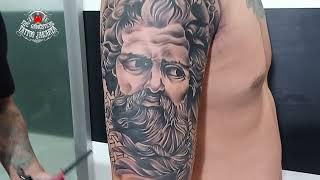 ZEUS TATTOO TIME LAPSE