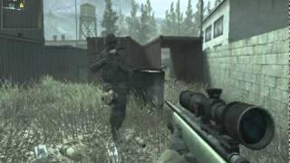 cod4 1v1  quick scope