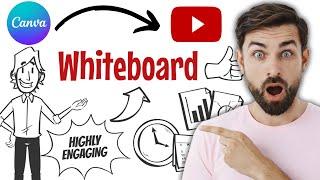 how to make whiteboard animation video in Canva for FREE || whiteboard animation tutorial