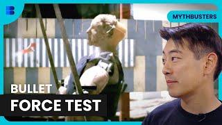 Investigating bullet impacts - Mythbusters