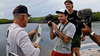 This BABY SHARK Almost took My Fingers OFF! {With LOTS Of YouTubers}