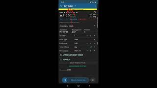 How To Buy A Call Option On Interactive Brokers Mobile App [IBKR] #shorts