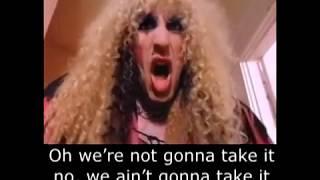 Twisted Sister - we're not gonna take it (video & Lyrics)