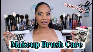 How To Care for FUDE | Delicate Makeup Brushes  Organization | Storage | Washing 