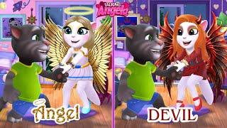 My Talking Angela 2 And Tom || Angel vs Devil || Cosplay