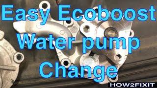 How to Replace Water Pump - 1.0 Ford EcoBoost - Step-by-Step Tutorial.
