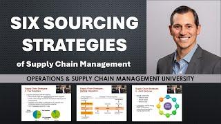 The Six Supply Chain Management Sourcing Strategies