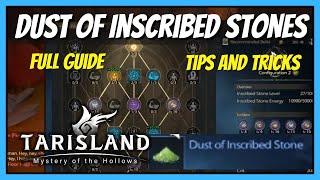 The Complete Dust of Inscribed Stone Guide in Tarisland