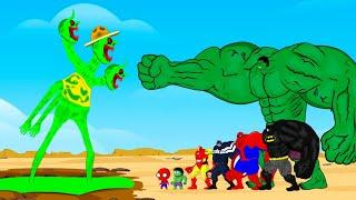 Rescue Team BaBy Hulk, SpiderMan, Bat Man From Zoonomaly RADIATION: Who Is The King Of Super Heroes?