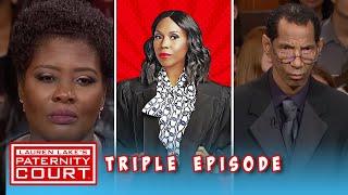 She Says She's Owed $20,000 In Child Support (Triple Episode) | Paternity Court