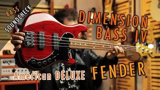 Fender American Deluxe Dimension Bass IV HH | Soundcheck