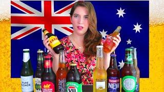 American tries every Australian beer | Mixing every Aussie beer together | Aussie Beer Taste Test